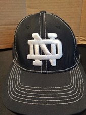 TOP OF THE WORLD MENS S/M SIZED NOTRE DAME UNIVERSITY ONE SIZE BLUE HAT CAP