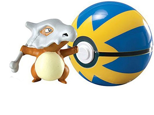 Pokemon Clip 'n Carry Poke Ball, Cubone and Quick Ball NEW - 第 1/2 張圖片