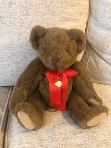 The Vermont Teddy Bear Company Fully Jointed 16â Dark Brown Plush Bear 1992 /AA | eBay