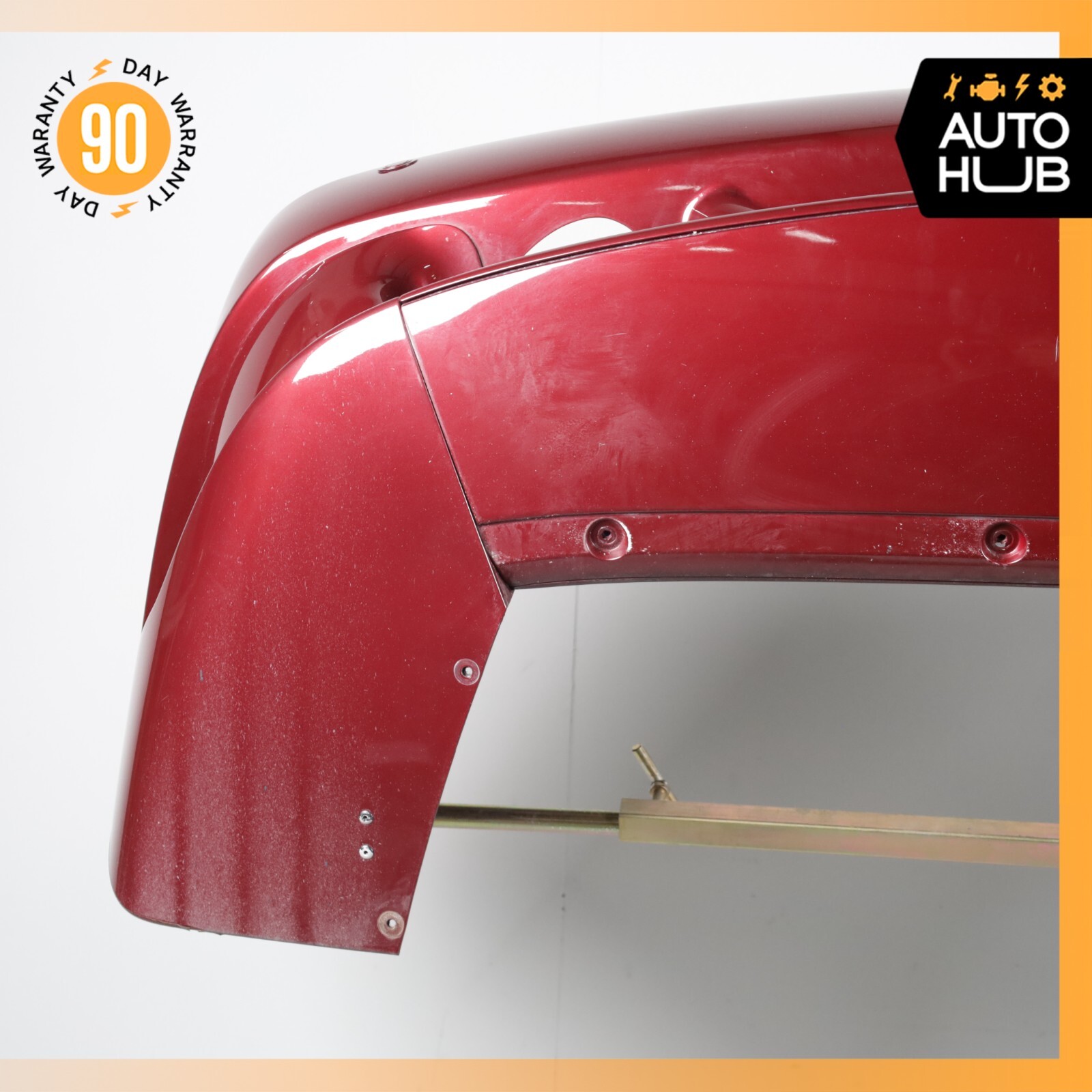 05-07 Maserati M138 GranSport Spyder GT Rear Bumper Cover Assembly Red OEM 46k