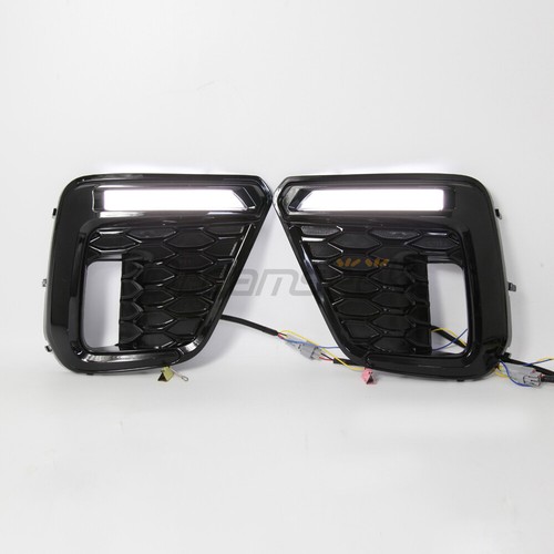 LED DRL Daytime Running Light For Subaru Forester 2019-21 White Yellow Turn Lamp - Picture 6 of 9
