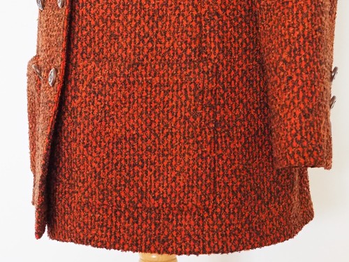 Chanel Vintage Tweed Rust Jacket Skirt Suit Set 2 pieces Wool Silk Mohair Sz 40 - Picture 15 of 24