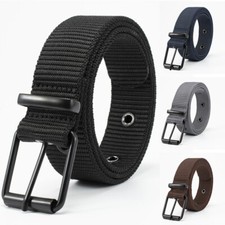 Outdoor Sport Webbing Belt Alloy Pin Buckle Men Army Casual New Belt  