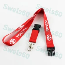 NEW For Toyota Lanyard Keychain Quick Release Key Chain SUPRA AE86 COROLLA RED