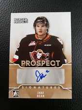 2015-16 ITG Heroes and Prospects Prospect Autograph #PSJB1 Jake Bean Auto 