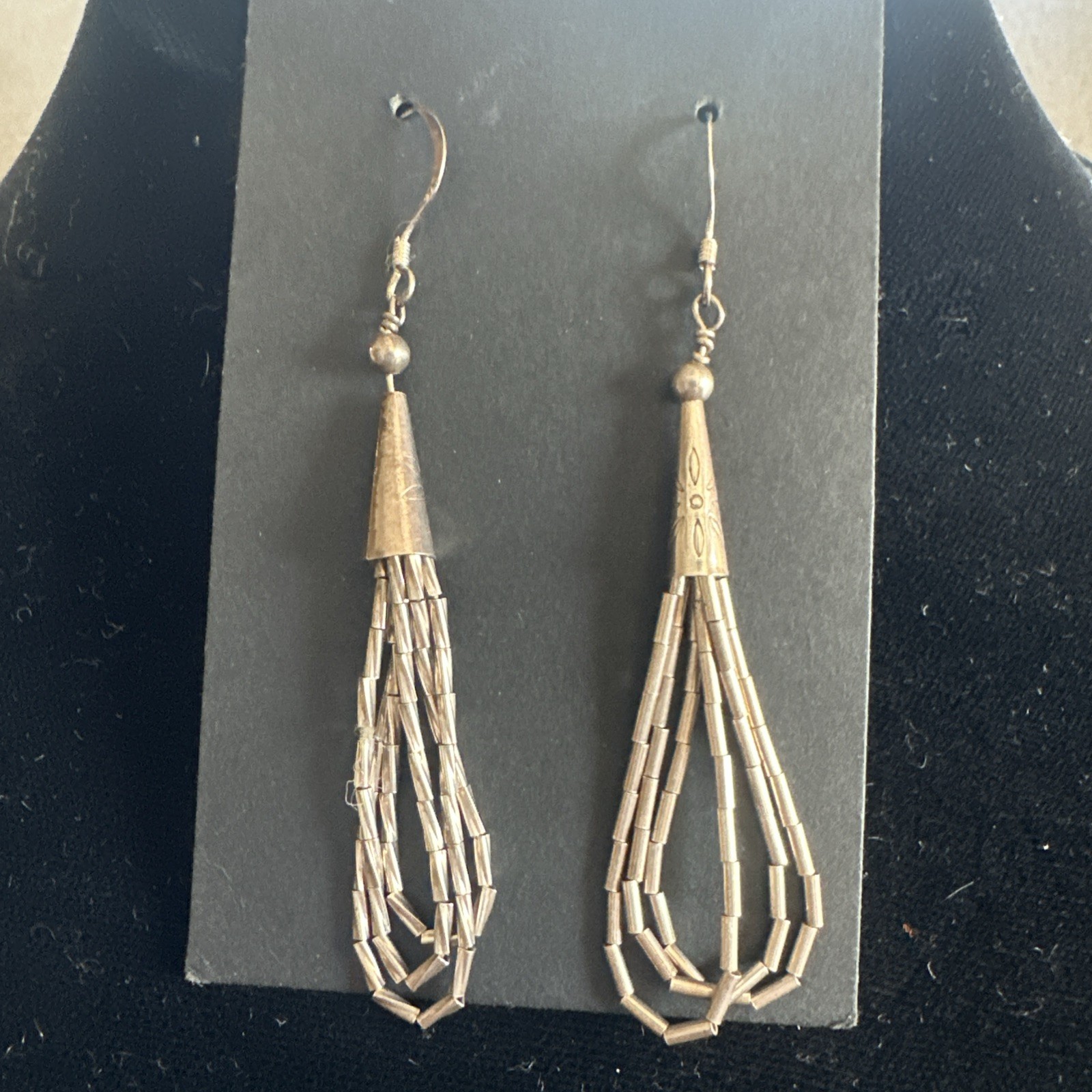 925 Liquid Silver Handmade Chandelier Drop Earrings