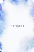 Notizbuch 120 Seiten Liniert Aquarell Ombre 6X9 Zoll Journal