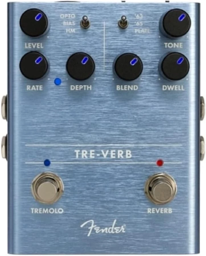 Fender Tre-Verb Digital Reverb Tremolo Guitar Effects Pedal New - Image 1 of 4