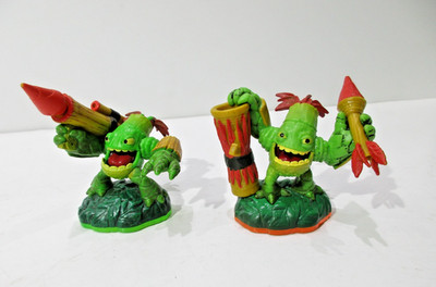Skylanders Spyro's Adventure ZOOK Life Element Series 1 & 2 the Pair