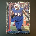 2025 Topps Chrome Football Football Leather Black Refractor Deone Walker #360