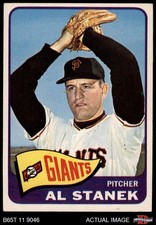 1965 Topps #302 Al Stanek Giants 5 - EX