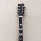 Red Electric Guitar Mahogany BD Rosewood FB Flame Maple Top Abalone Inlay Set In — photo 3