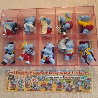 Ü Eier Komplettsatz HAPPY HIPPO HOLLYWOOD STARS Inkl. Bpz. Nur 2 90