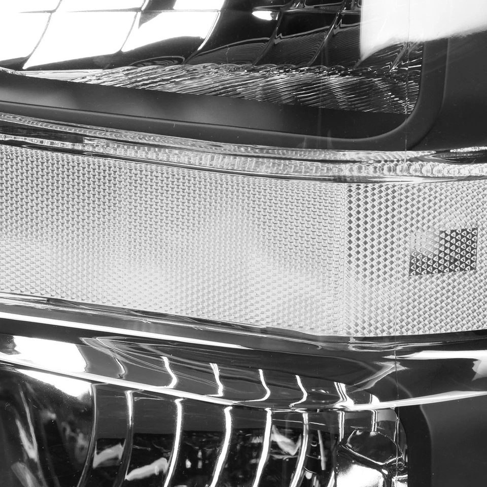 Juego de faros/lámparas laterales transparentes carcasa negra para Ford Super Duty 2008-2010 Foto 3 de 4