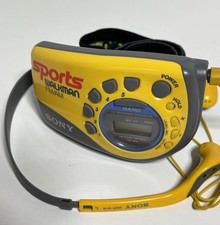 Sony Sports Walkman Radio SRF-M78 Portable FM/AM Arm Band With Headphones TESTED