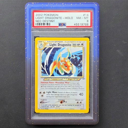 Light Dragonite (Unlimited) graded PSA 8 for sale on eBay