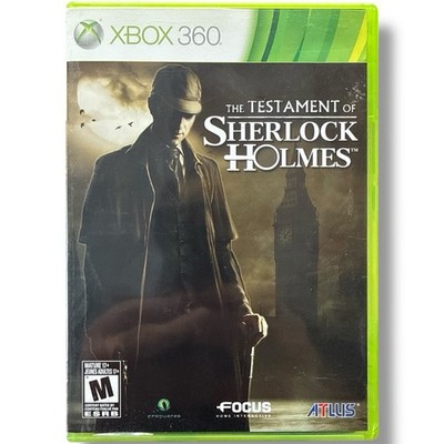 The Testament of Sherlock Holmes (Microsoft Xbox 360, 2012) CIB Retro Tested