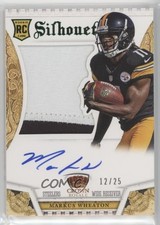 2013 Panini Crown Royale Silhouettes Green 12/25 Markus Wheaton #224 Auto 1gt6
