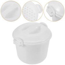  Cuiseur à riz à micro-ondes capacité 3L avec couvercle pour la cuisson des