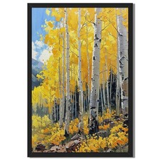 Autumn Forest Landscape Wall Art Canvas Oil Paintings Reproduction