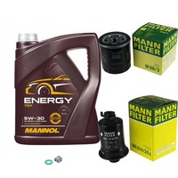 Inspektionspaket 5L Mannol Energy 5W-30 FüR Toyota Starlet 1.3 12V Cat Celica