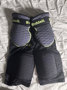 Riddell Power Amp Integrated Girdle Short, Black , Youth Medium