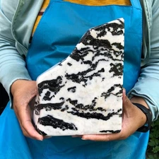 3760g Natural Beautiful Zebra Stone Crystal Mineral Specimen Healing 2198