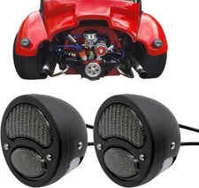 Black LED Custom Hot Rat Street Rod Tail Lights W/Turn Signals For Ford Model A