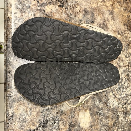 Birkenstock Zehenstegsandalen Gizeh Golden Damen Größe 39 250 US 8-8,5 - Bild 8 von 9