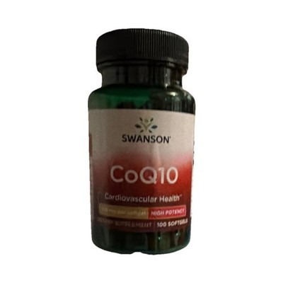 Swanson CoQ10 Softgels High Potency Cardiovascular Health Supplement 100 Count