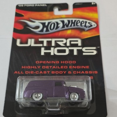 2006 Hot Wheels Ultra Hots  56 Ford Panel DELIVERY Purple Real Riders FREE SHIP