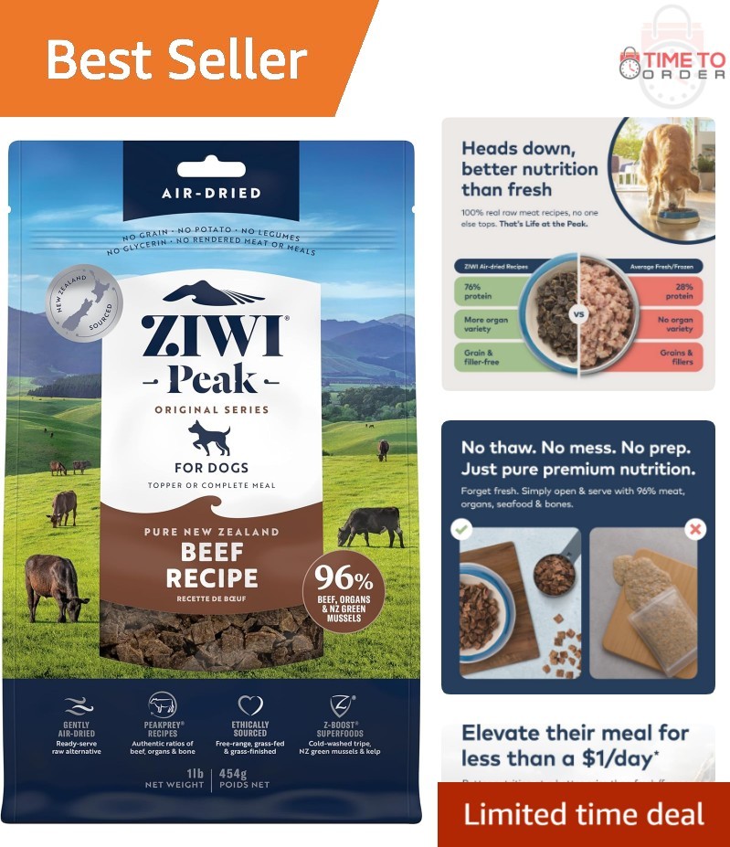 Beef Grain-free High Protein Natural All Life Stages 16oz