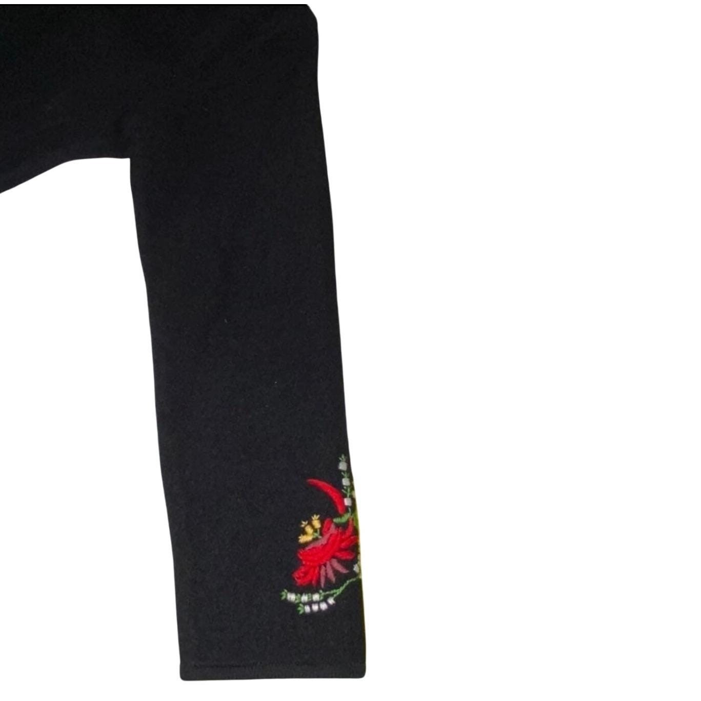 Pendleton Vintage Merino Wool Black Embroidered W… - image 7