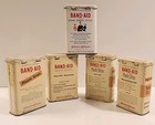 5 Vintage Johnson & Johnson Band-Aid Metal Box,  Tin, Plastic Strips Empty — photo 2