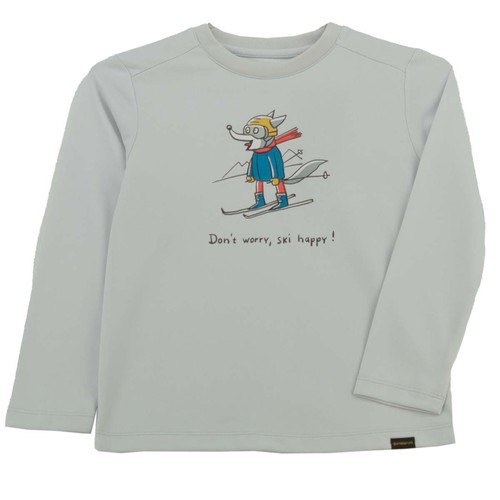 Jack Wolfskin skiing wolf children's long sleeve shirt functional shirt sport 1608831-5095 - Picture 2 of 2