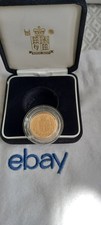 2002 FULL GOLD SOVEREIGN (PROOF) In Original Royal Mint Capsule &Case With COA#