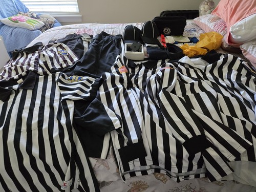 Official PIAA Referee Football Lot Pants 40, Shirts 2xl/3xl