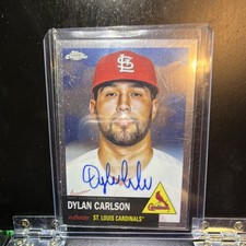 2022 Topps Chrome Platinum Anniversary Dylan Carlson Autograph CPA-DCA Cardinals