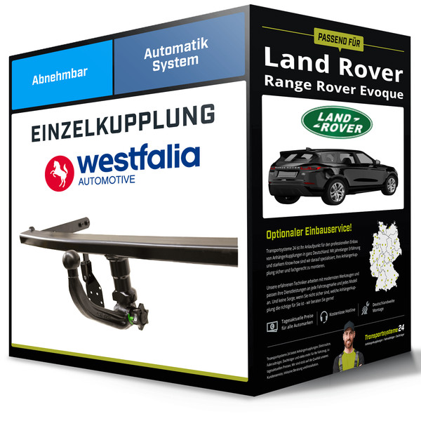 Abnehmbare AnhäNgerkupplung FüR Land Rover Range Rover Evoque 18- L551 Westfalia-image