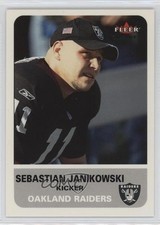 2002 Fleer Tradition Tiffany /225 Sebastian Janikowski #73 0h6x