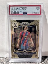 2021-22 Panini Premier League Prizm Gold Power 1/1 Conor Gallagher #293