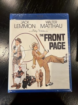 The Front Page (Blu-ray, 1974) Kino Lorber ~ Jack Lemmon, Walter Matthau ~ NEW!