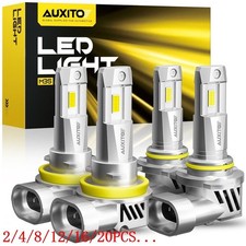 9005+H11 LED Headlight Combo High Low Beam Bulbs Super White Bright Lamps 2/20X