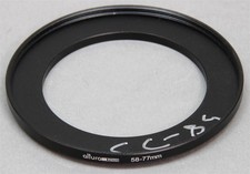 58-77mm 52mm Lens to 77mm Filter Thread Step-Up Adapter Ring