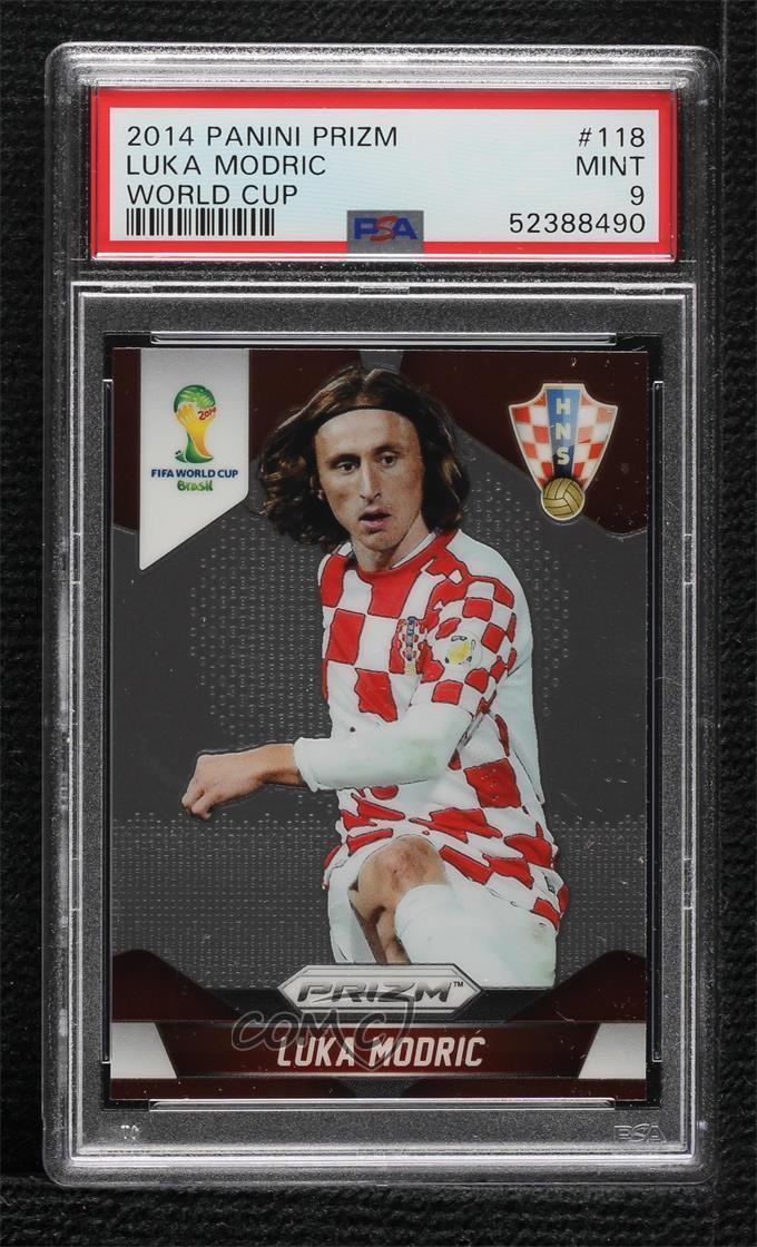 2014 Panini Prizm World Cup Luka Modric #118 PSA 9 MINT