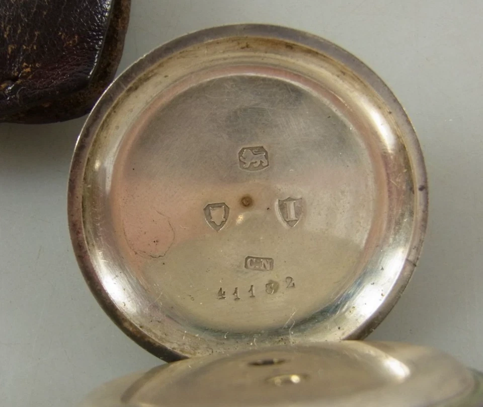 Alte Damen Silber Taschenuhr pocket watch wohl England / Roger K020725C0 - Bild 4 von 4