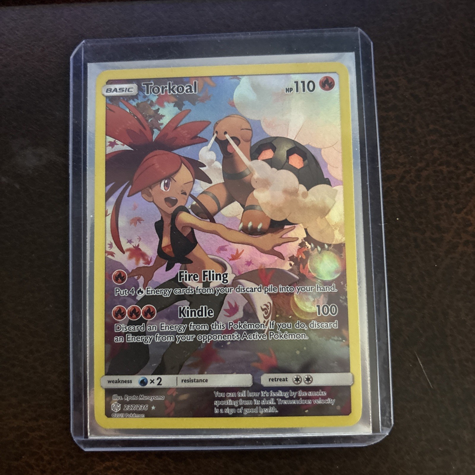 Pokémon - Torkoal - 237/236 Cosmic Eclipse - Secret Rare Full Art - Near Mint