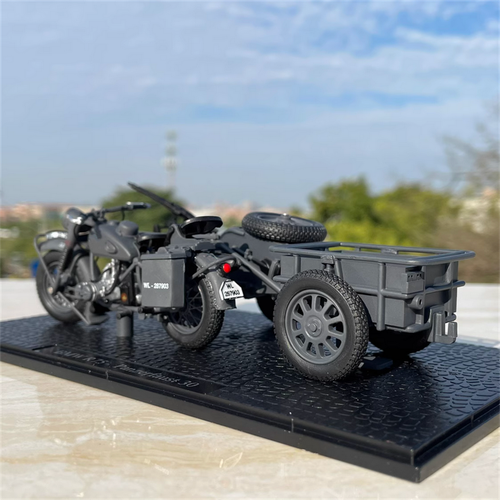 Modelo de motocicleta Panzerfaust 30 alemán escala 1/24 Segunda Guerra Mundial modelo motocicleta - Imagen 9 de 12