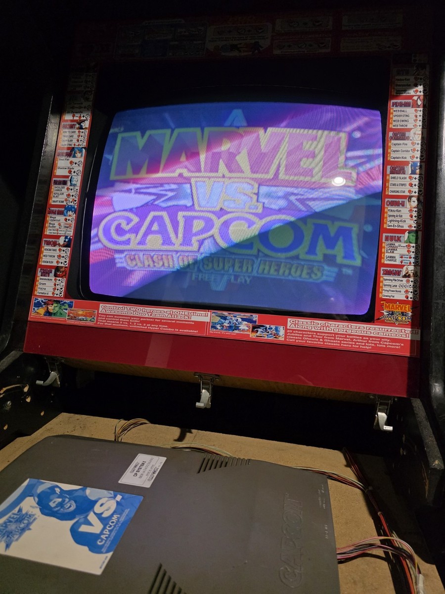 Selling a Marvel vs Capcom CPS2 PCB board. Comes with both A