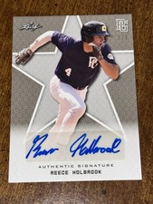 REECE HOLBROOK 2020 Leaf Perfect Game SILVER BLANK AUTOGRAPH #1/1 UNC TAR HEELS
